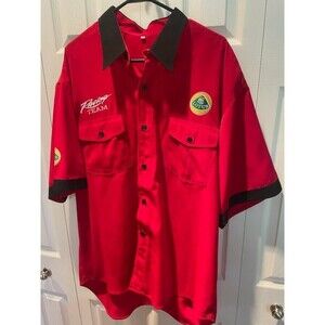 Lotus Racing Team Pit Crew Button Shirt, Red Men's XXXL *Rare, New without tags*